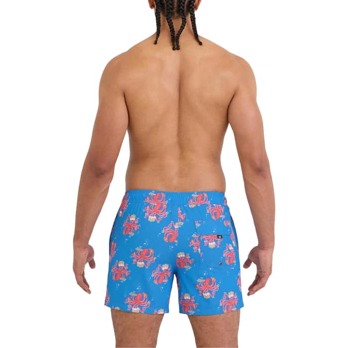 SAXX Swim Oh Buoy 2N1 Volley 5" Octopus Bartender-Blue