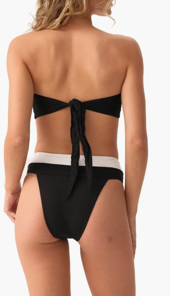 SALE PQ Swim Jet Black Banded Bottom