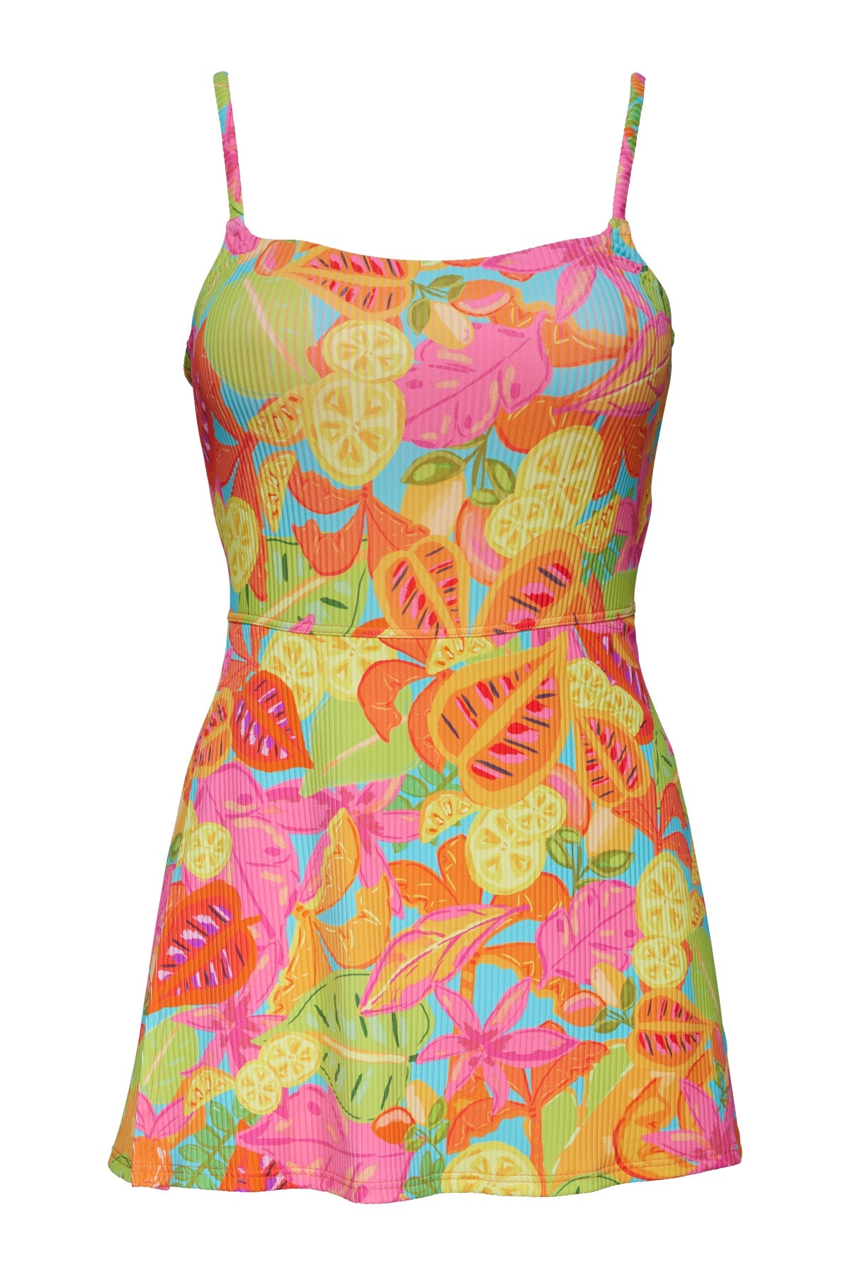 Sunsets Citrus Grove Sandbar Rib Naomi Swim Dress