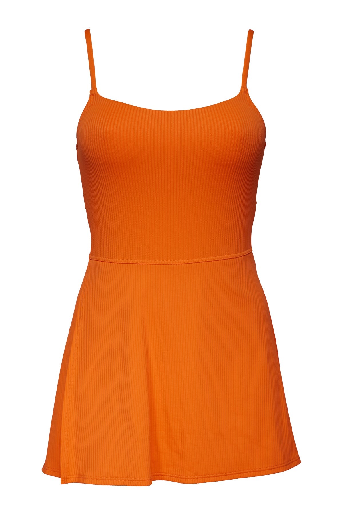 Sunsets Kumquat Sandbar Rib Naomi Swim Dress