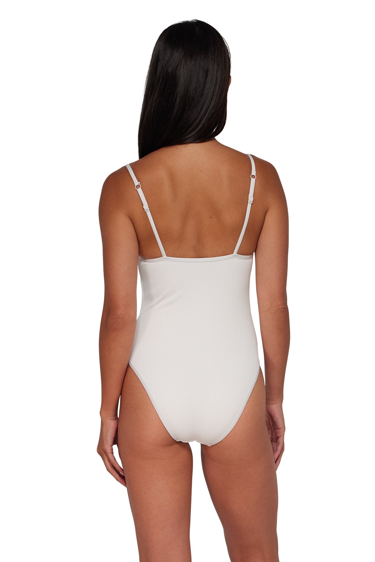 Pacifica Coconut Sorbet Ariel One Piece with Trim