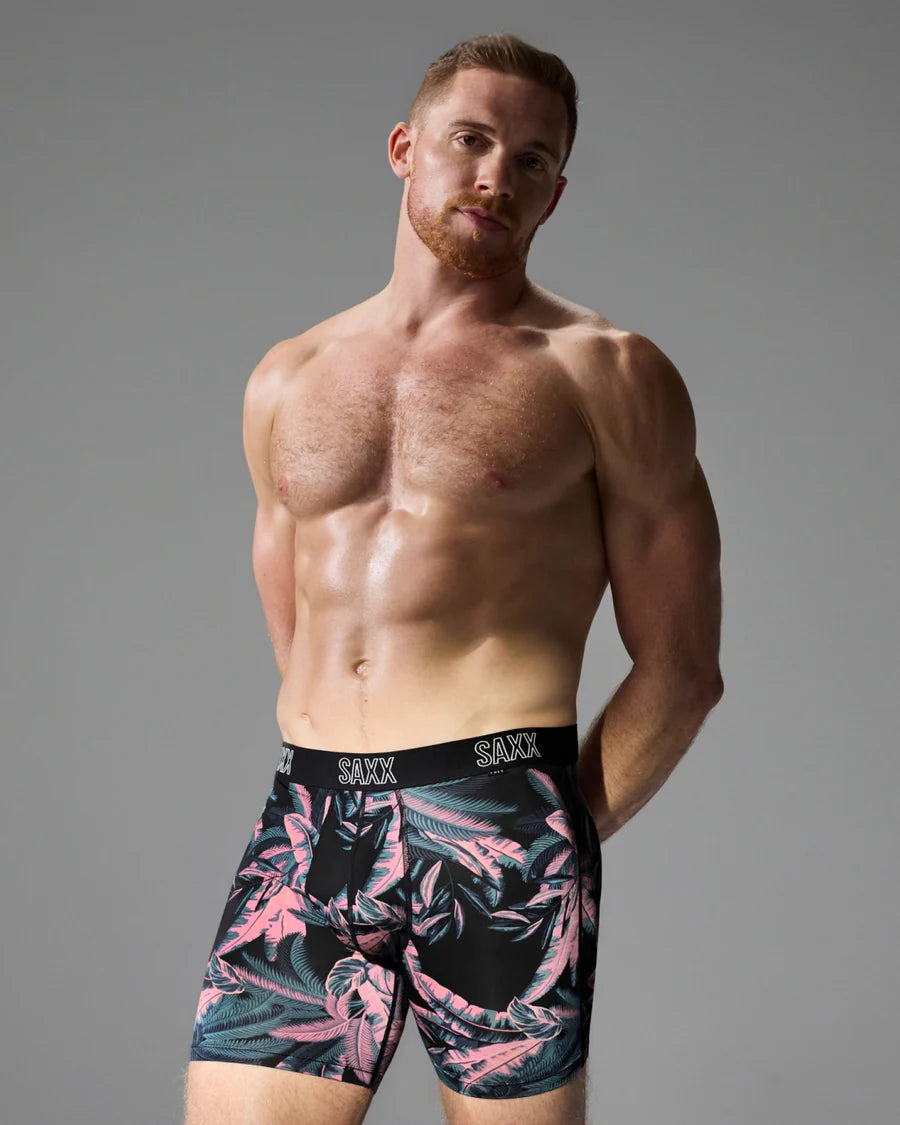 SAXX Underwear DropTemp Cooling Cotton Boxer Brief