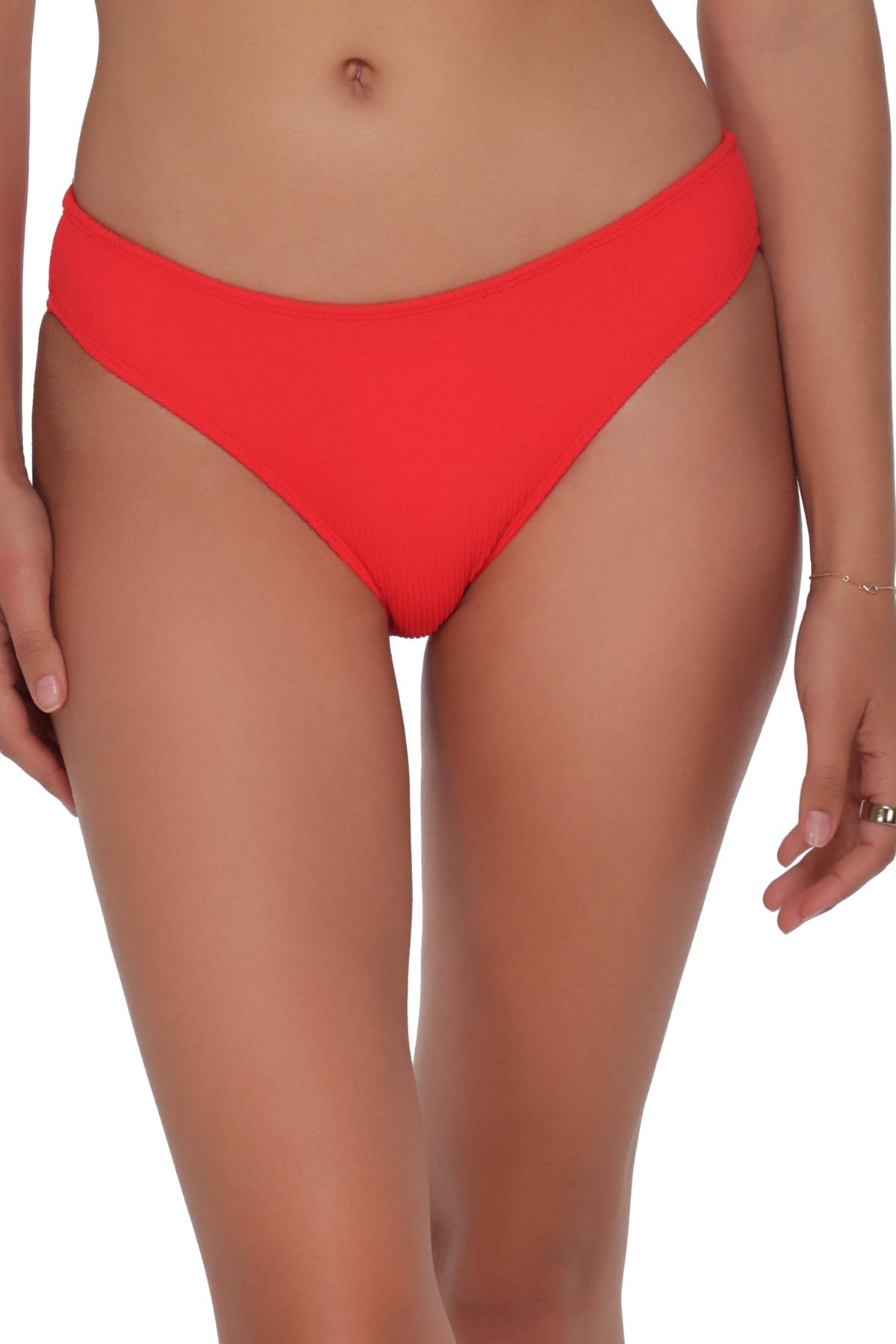 Pacifica Red Hot Rib Penny Hipster Bottom