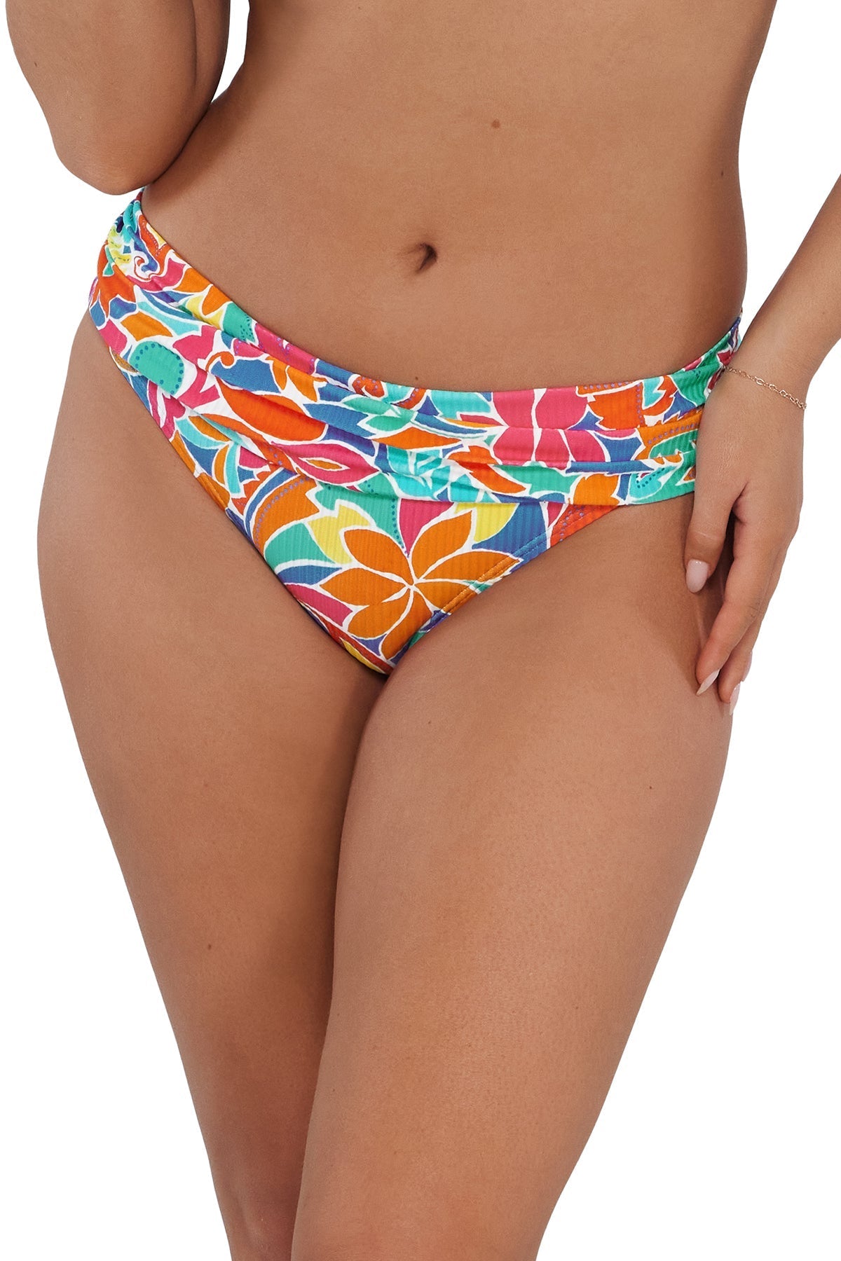SALE Sunsets Festive Floral Sandbar Rib Unforgettable Bottom