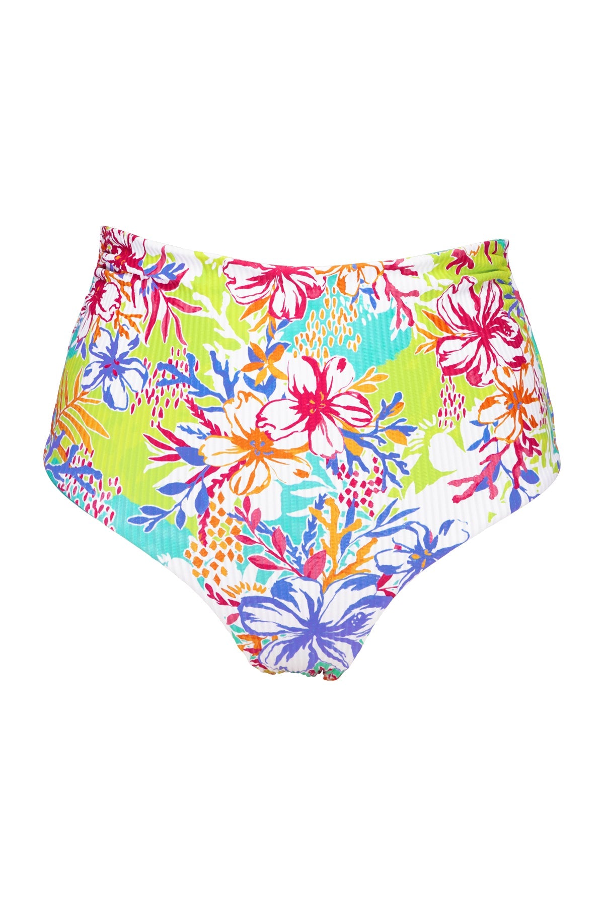 Sunsets Botanical Bliss Sandbar Rib Capri High Waist Bottom