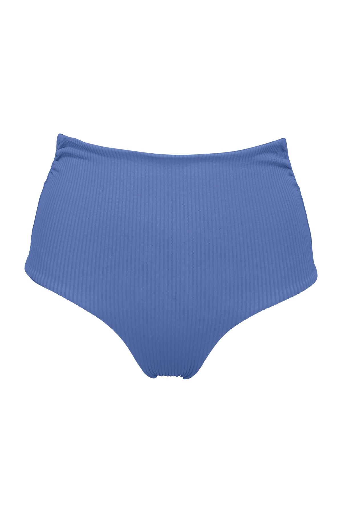 Sunsets Harbor Blue Sandbar Rib Capri High Waist Bottom