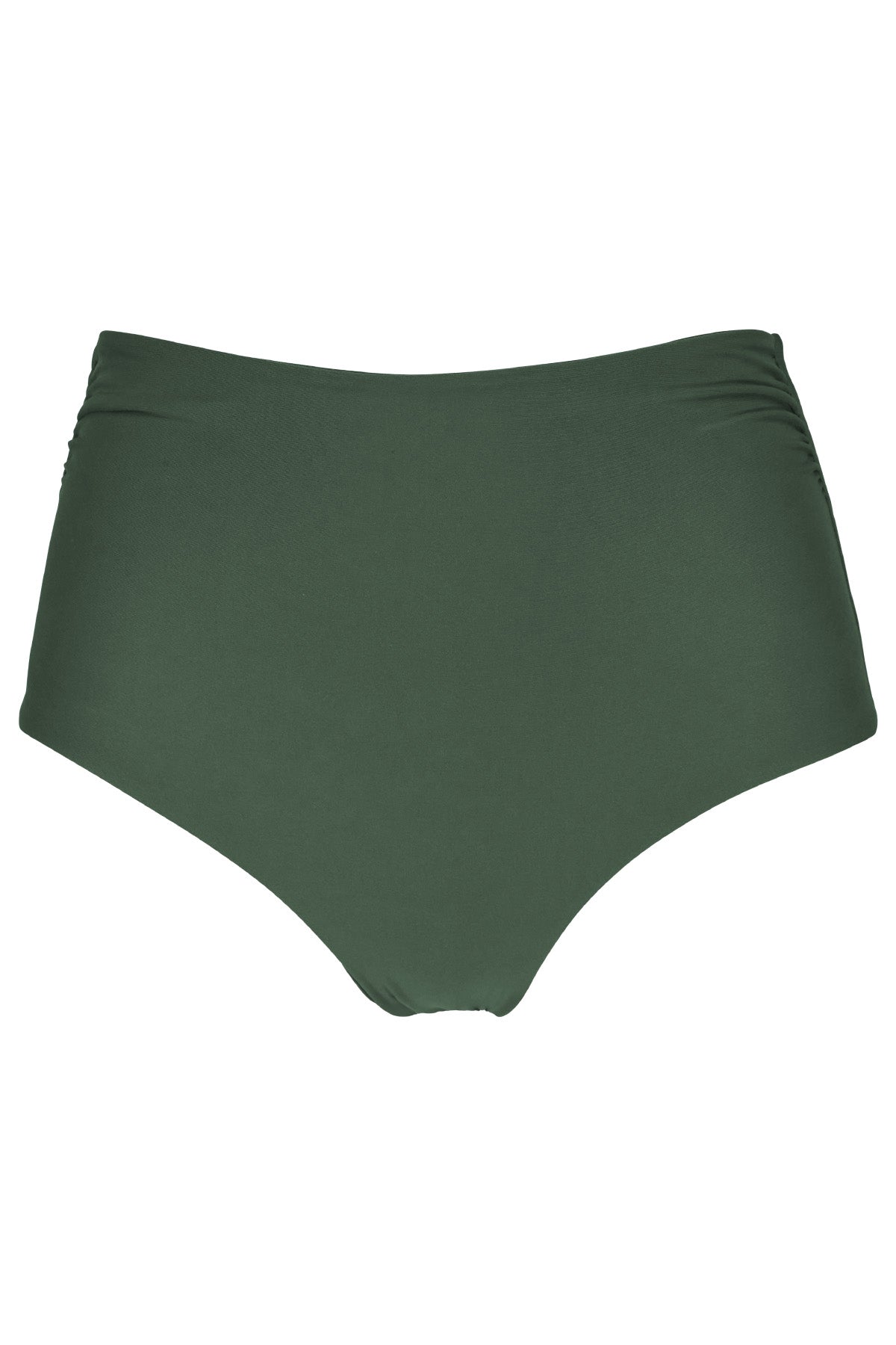 Sunsets Island Green Capri High Waist Bottom