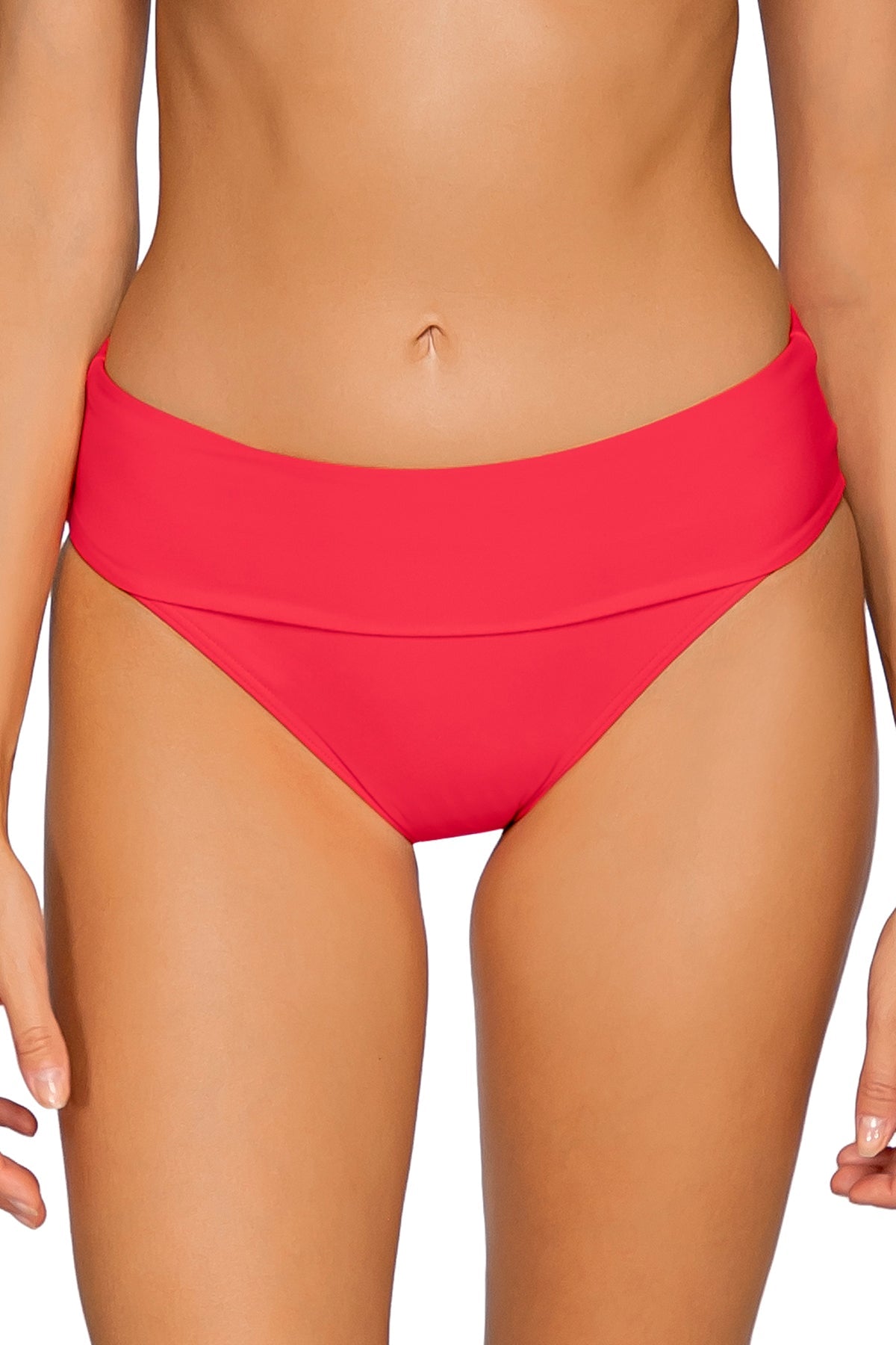 Sunsets Geranium Hannah High Waist Bottom