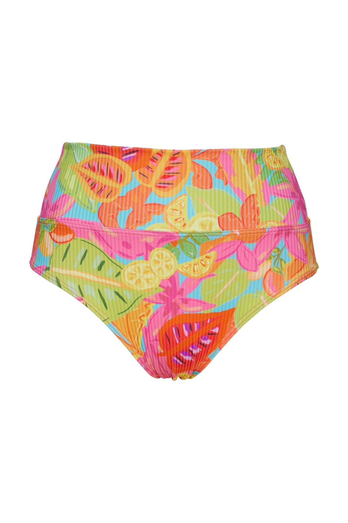 Sunsets Citrus Grove Sandbar Rib Hannah High Waist Bottom