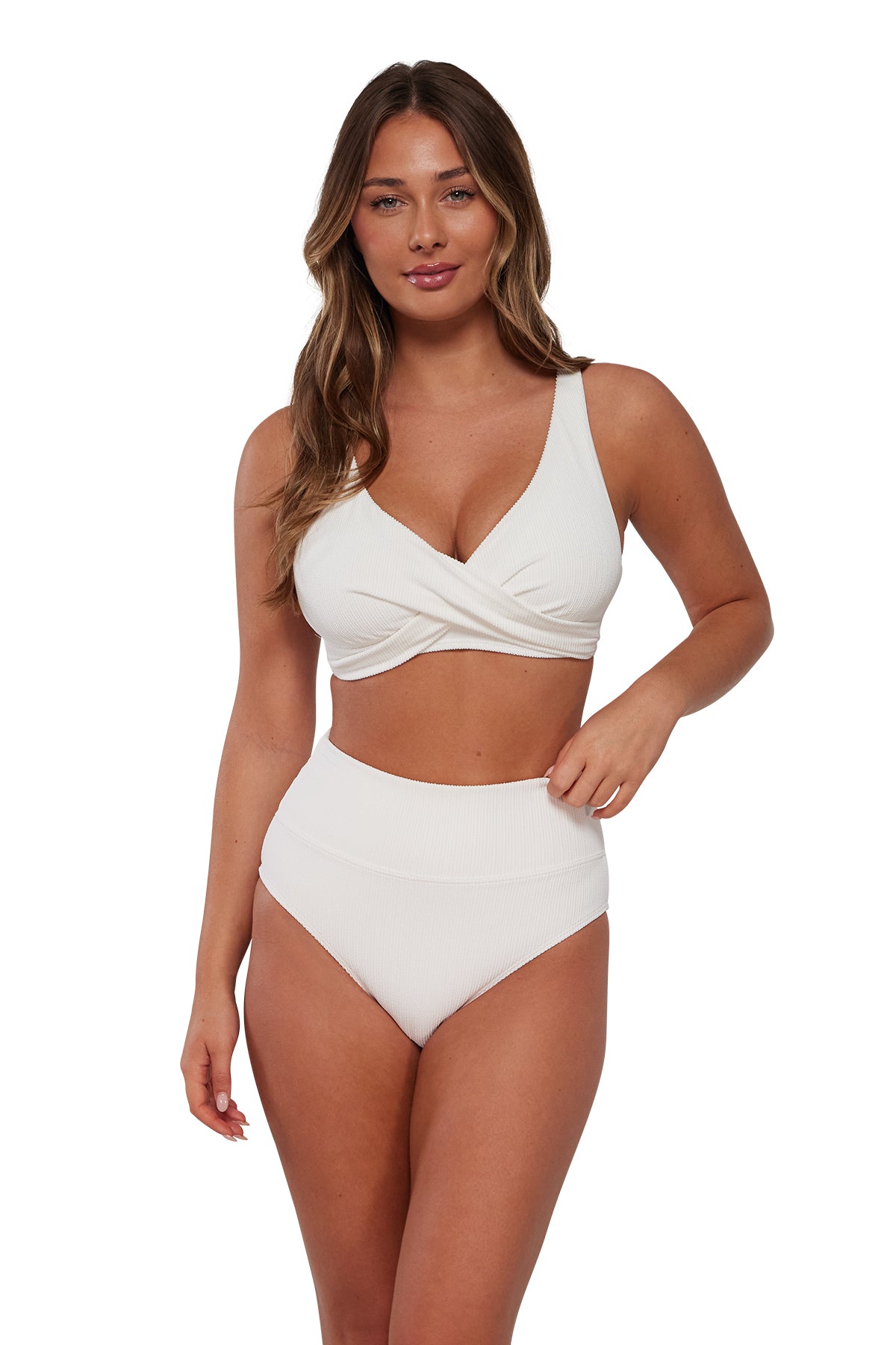 Pacifica Coconut Sorbet Hannah High Waist Bottom