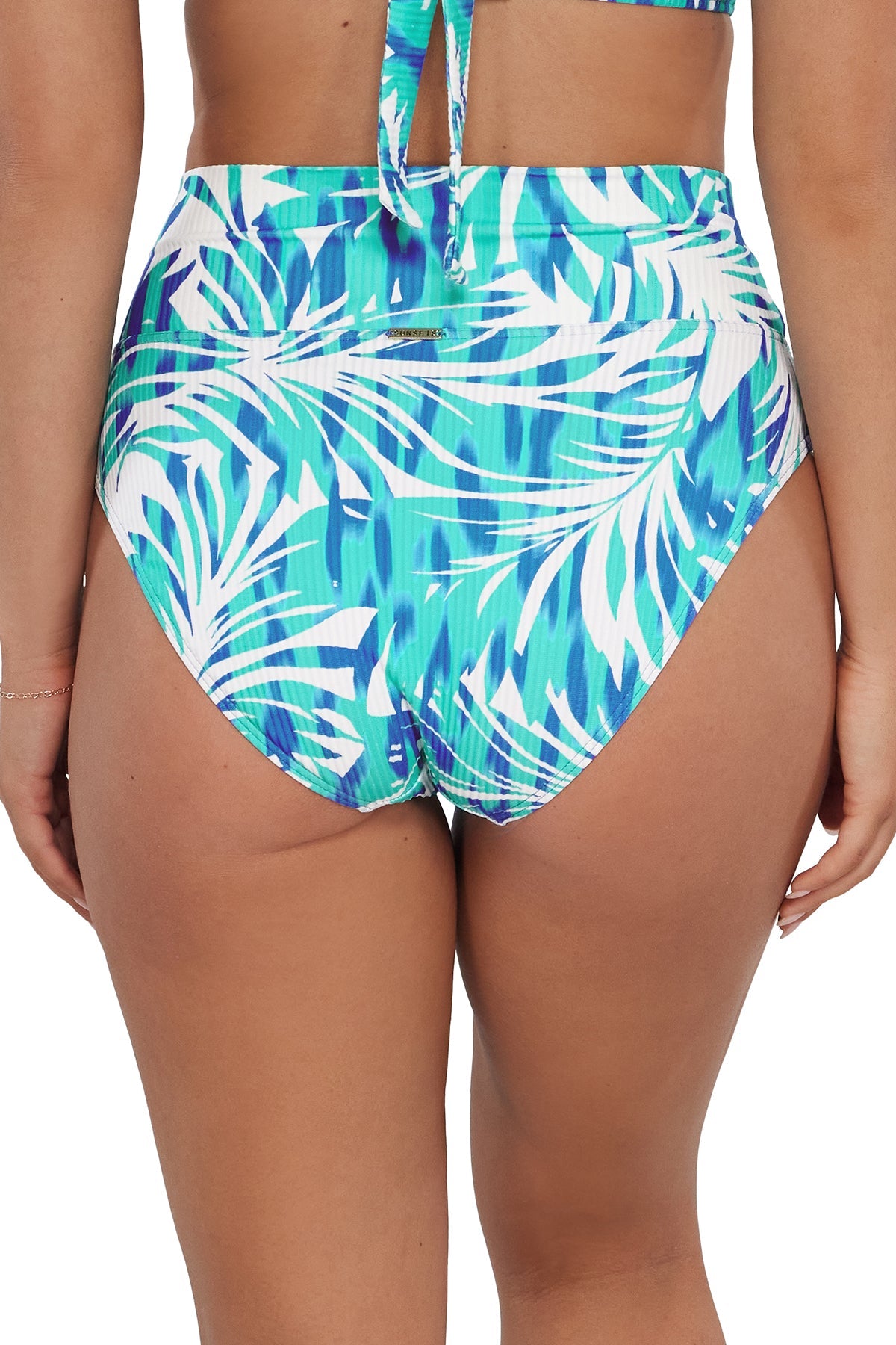 Sunsets Sea Breeze Sandbar Rib Hannah High Waist Bottom