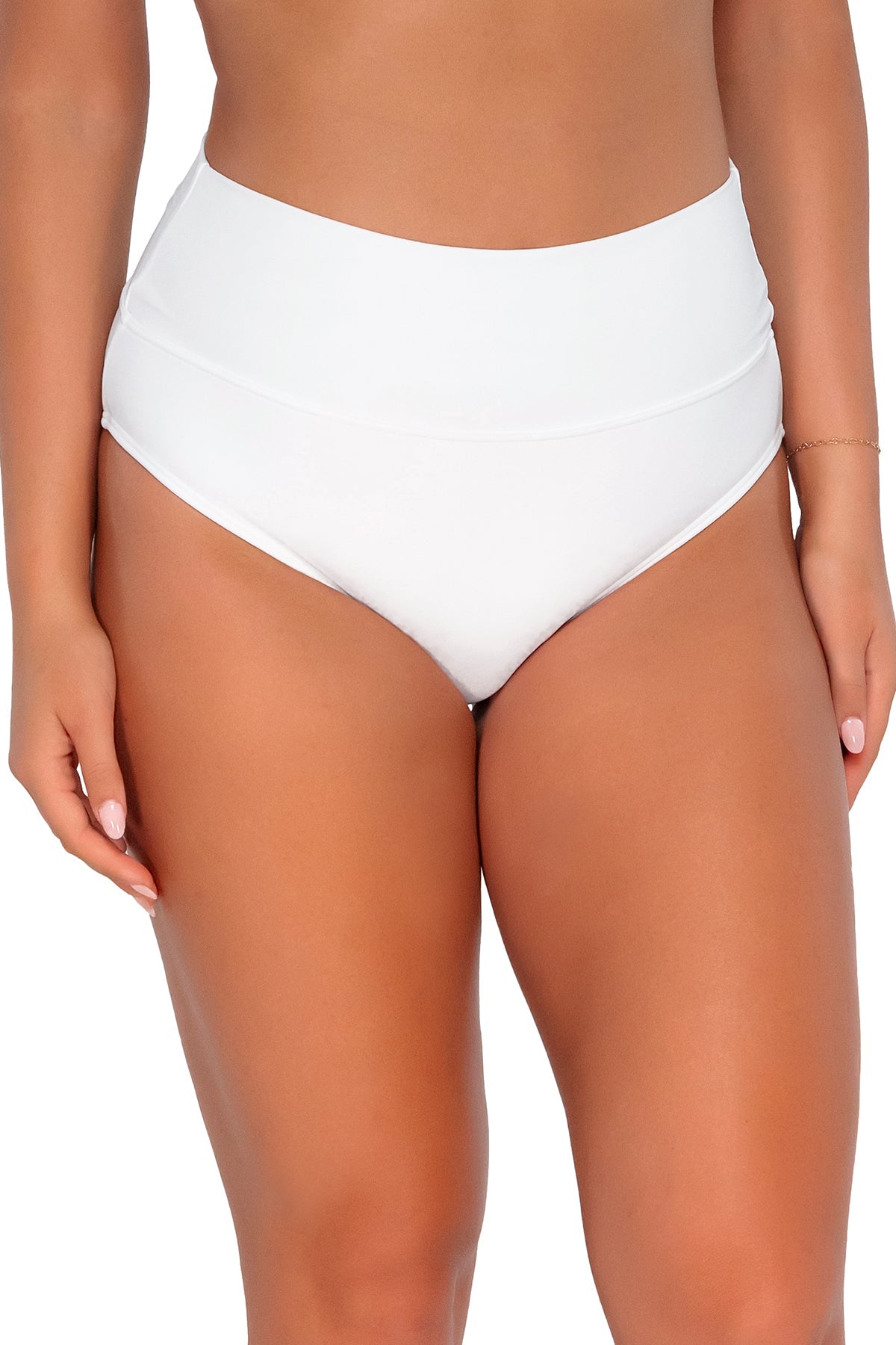 Sunsets White Lily Hannah High Waist Bottom