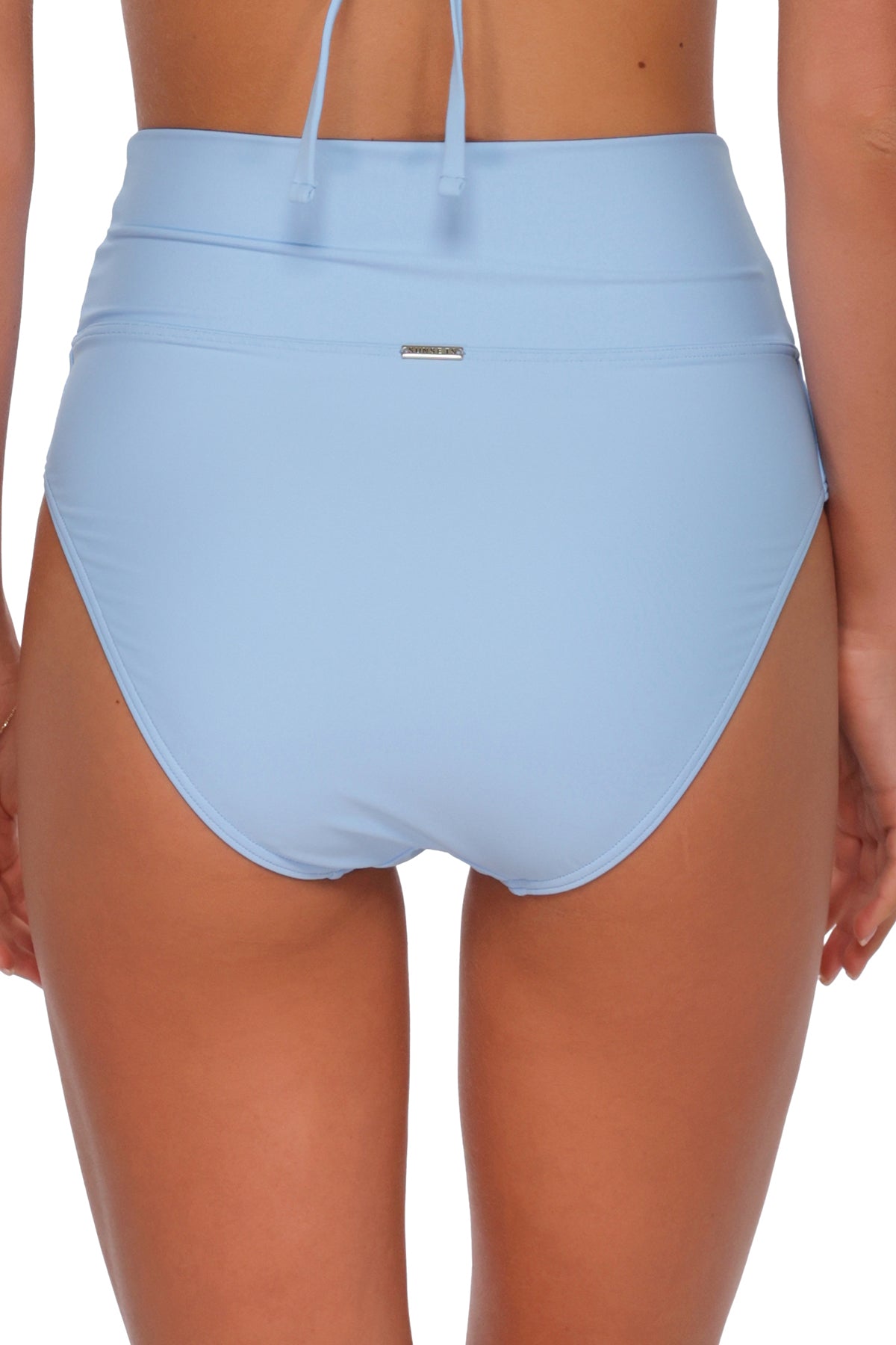 Sunsets Blue Whisper Hannah High Waist Bottom