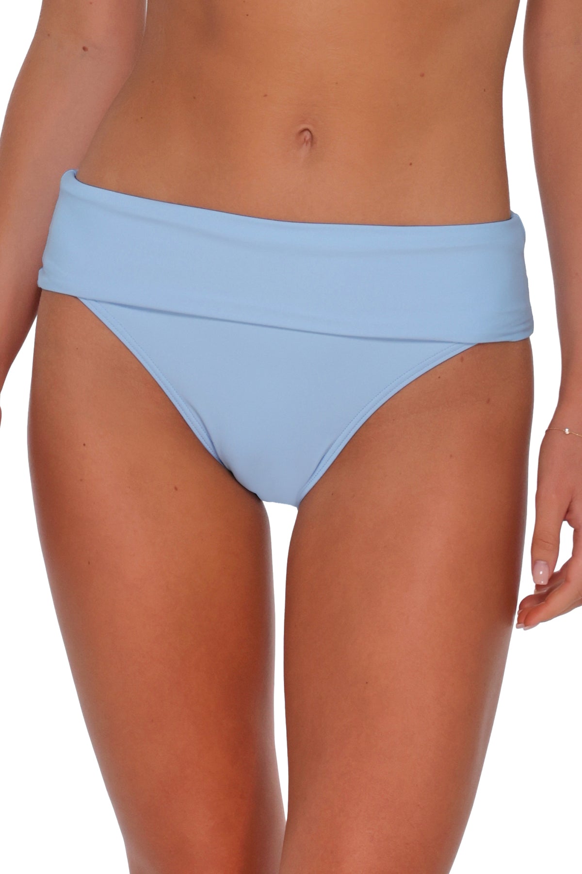 Sunsets Blue Whisper Hannah High Waist Bottom