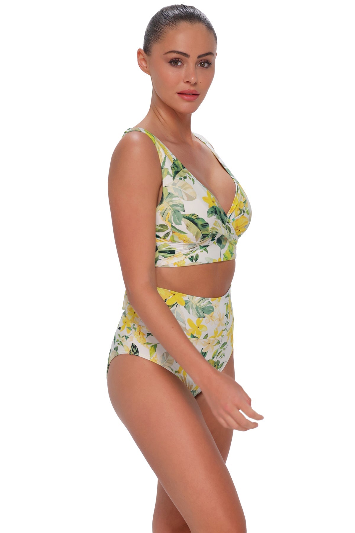 Sunsets Isla Soleil Crepe Hannah High Waist Bottom