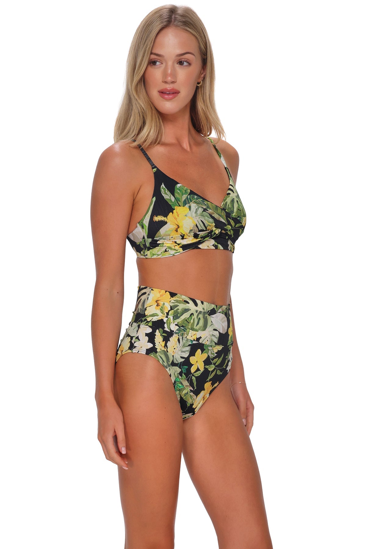 Sunsets Night Bloom Hannah High Waist Bottom