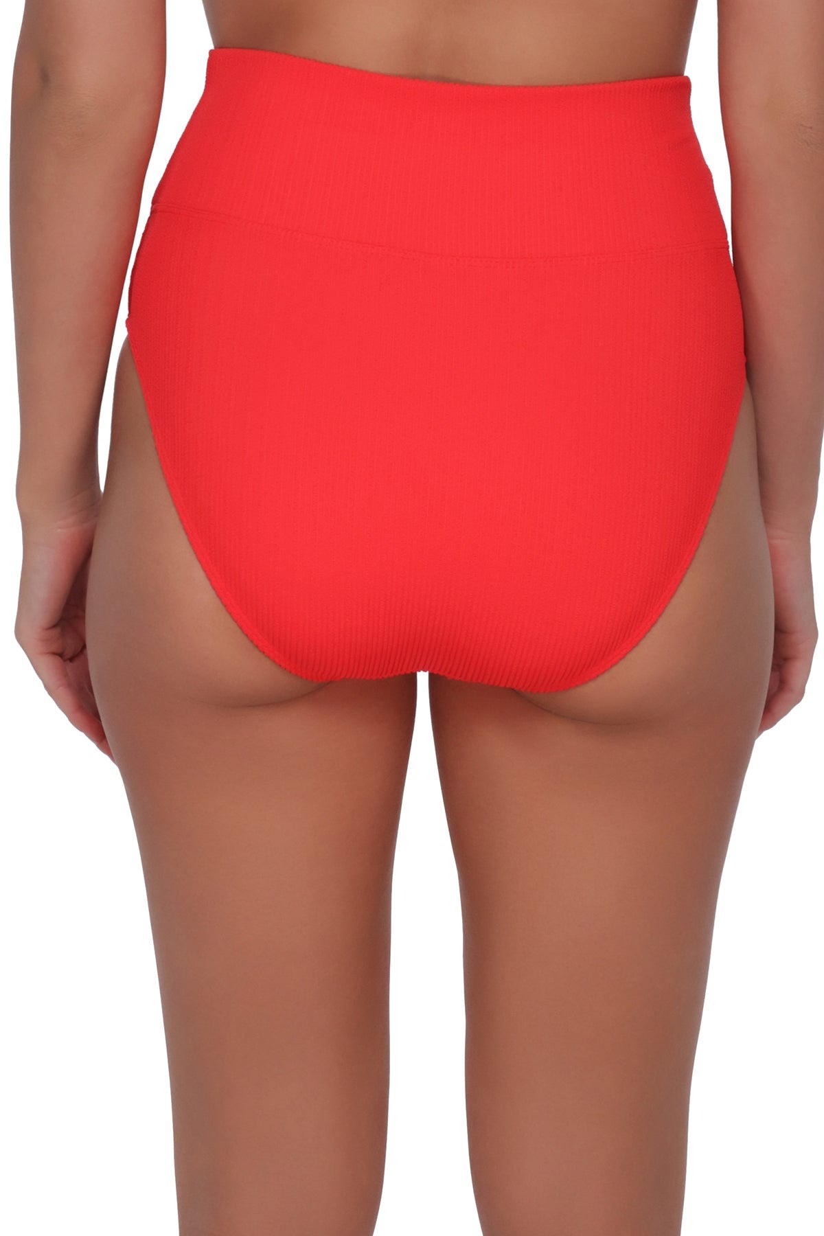 Pacifica Red Hot Rib Hannah High Waist Bottom