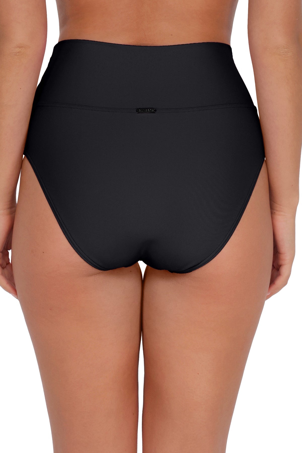 Sunsets Black Arlene With Tummy Control Bottom