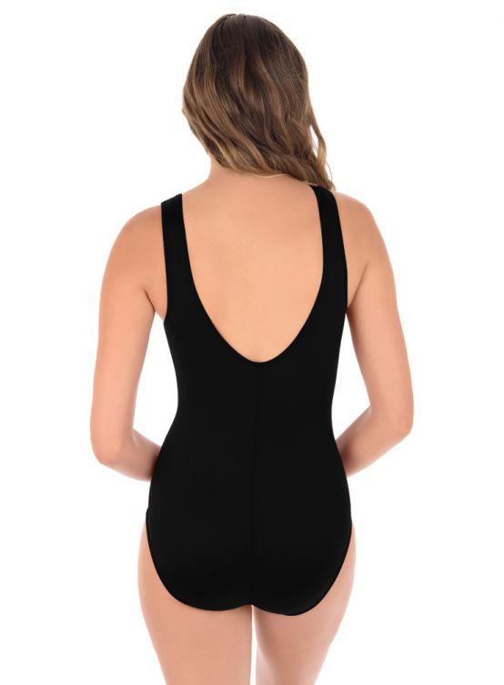 Miraclesuit Illusionists Black Palma One Piece - Key West Swimwear