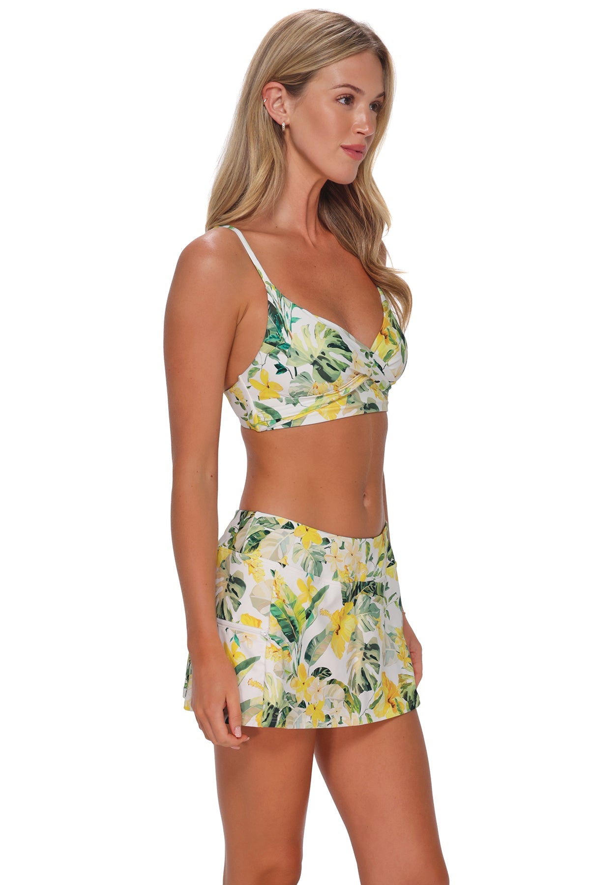 Sunsets Isla Soleil Crepe Sporty Swim Skirt