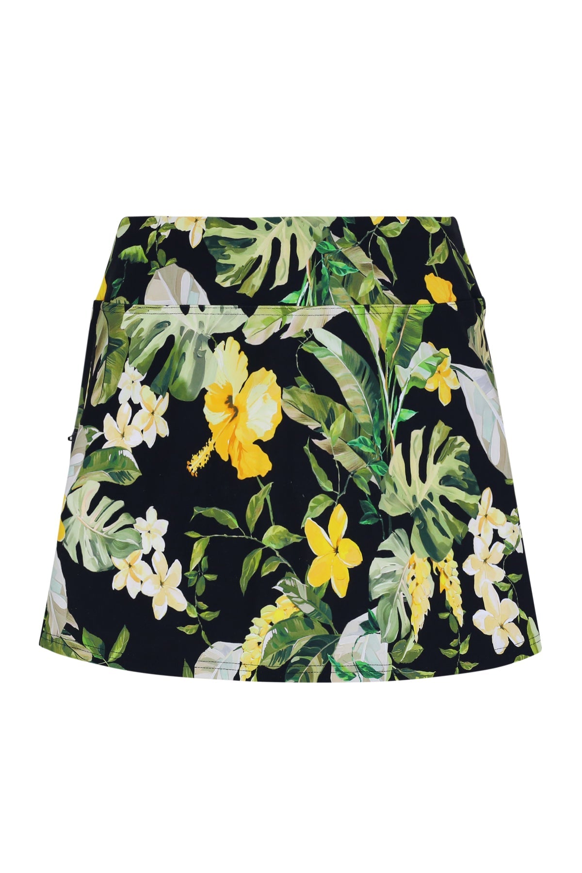 Sunsets Night Bloom Sporty Swim Skirt