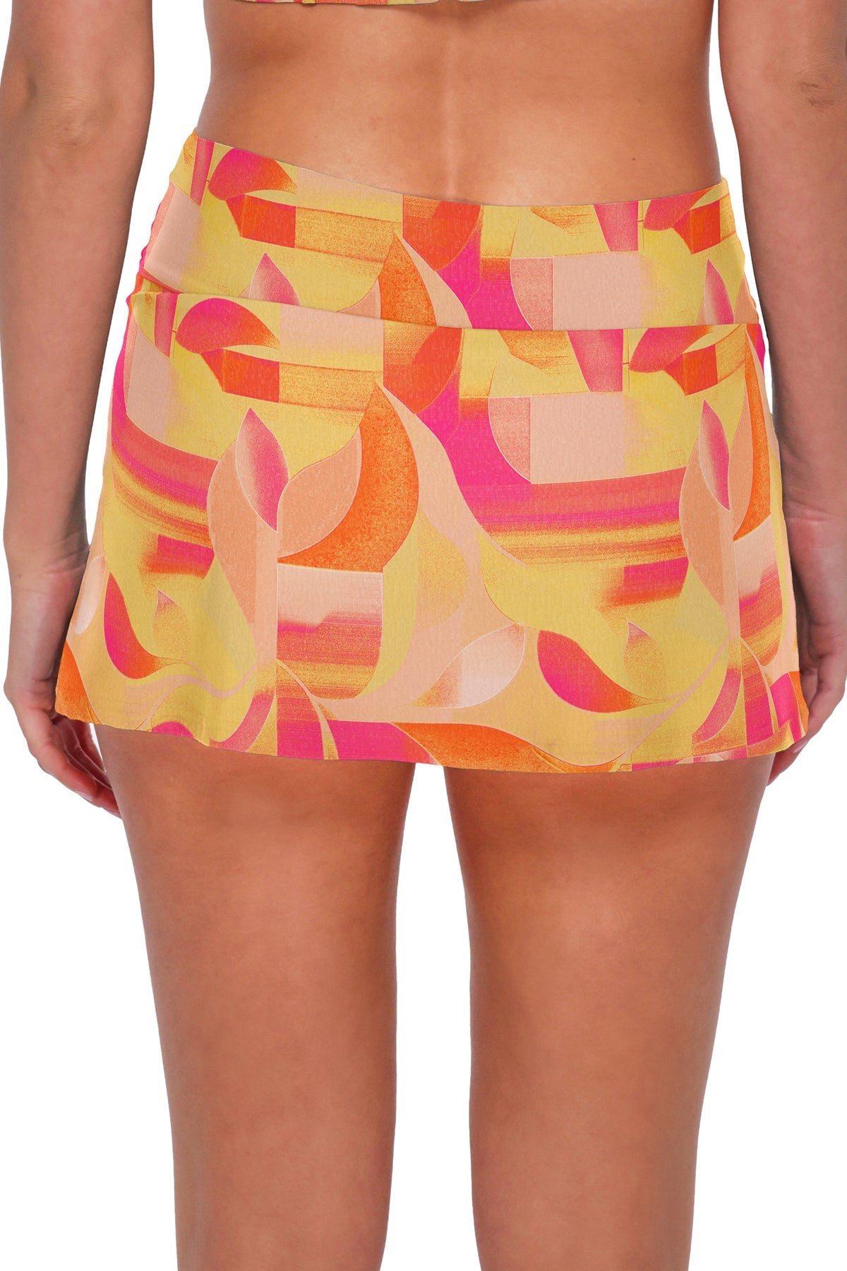 Sunsets Dreamsicle Crepe Allison Swim Skirt