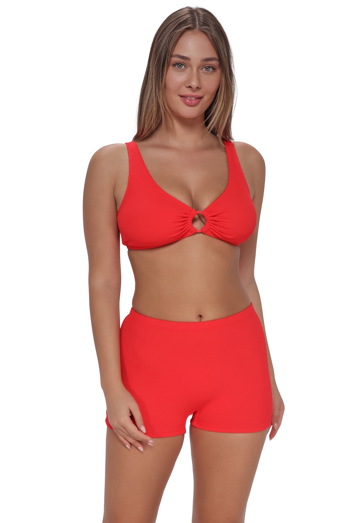 Pacifica Red Hot Rib Ayden Boyshort