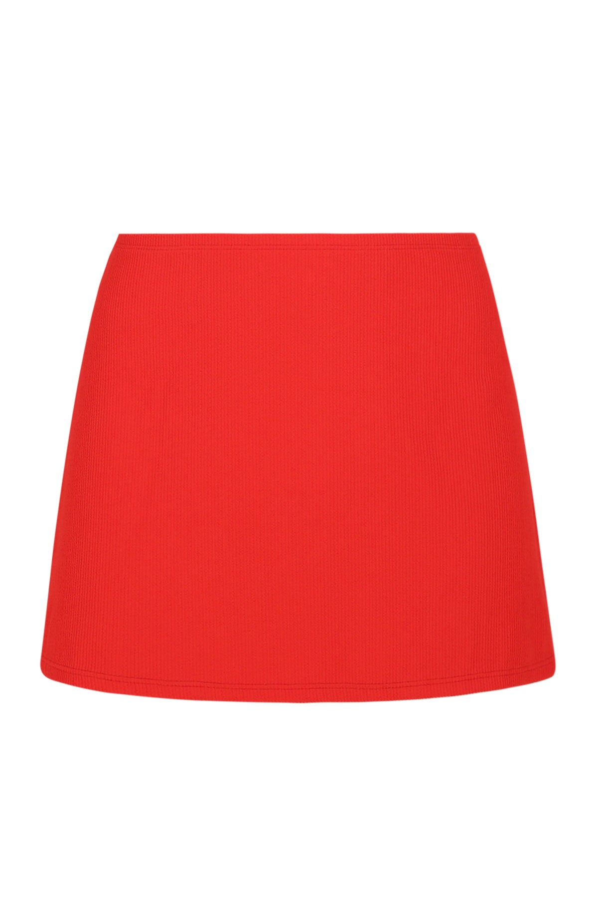 Pacifica Red Hot Rib Cove Mini Skirt Cover-Up