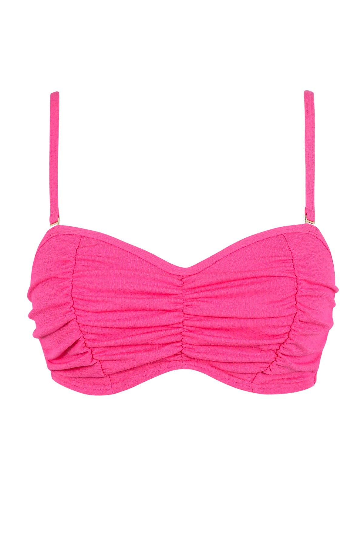 Sunsets Posy Pink Crepe Loretta Bandeau Top
