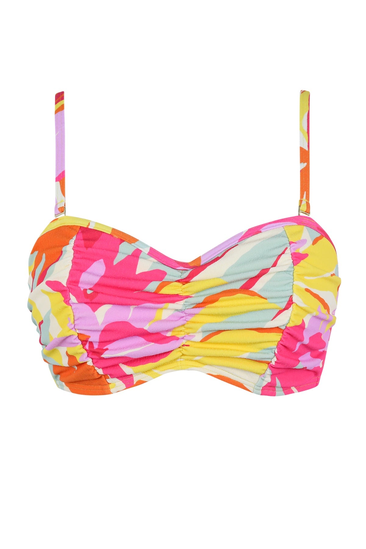 Sunsets Tropicolor Crepe Loretta Bandeau Top