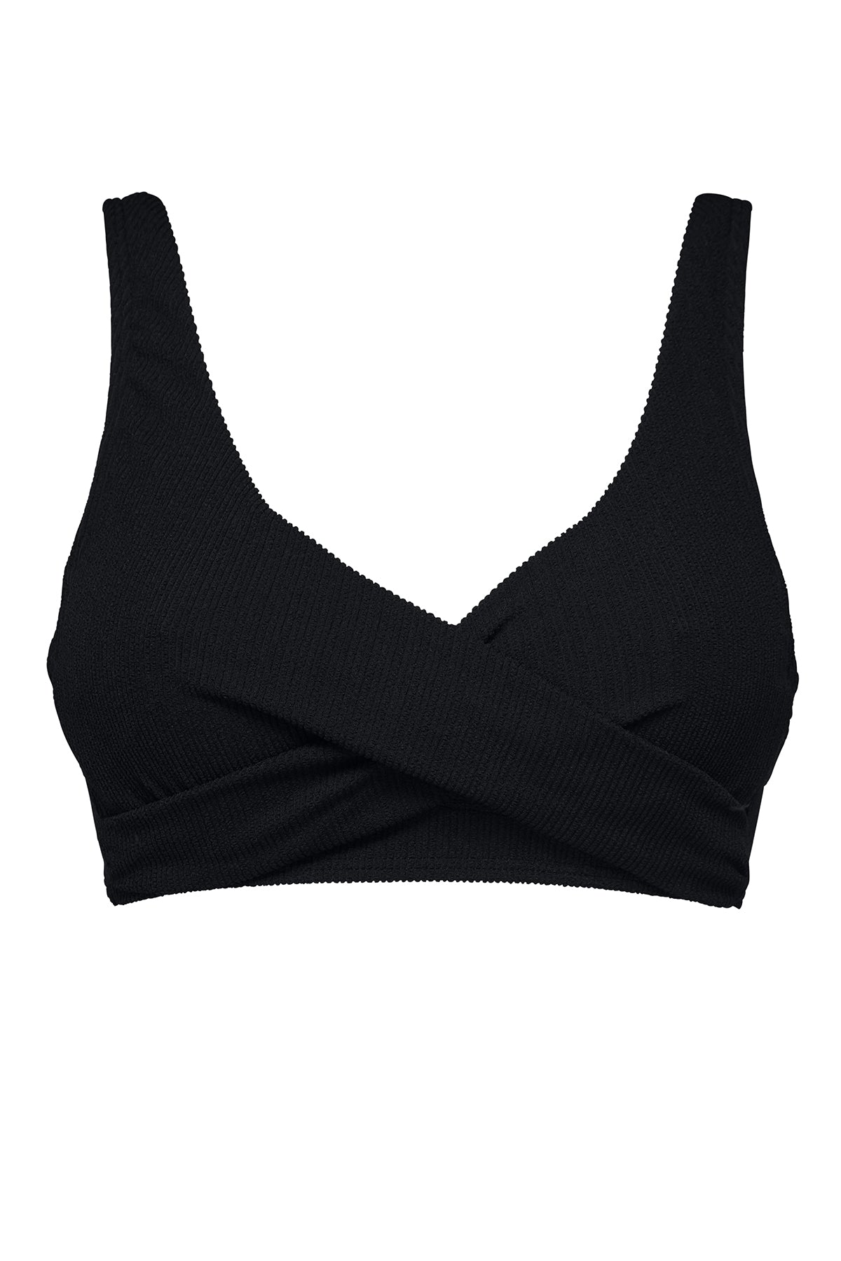 Pacifica Black Rib Mirabella Top