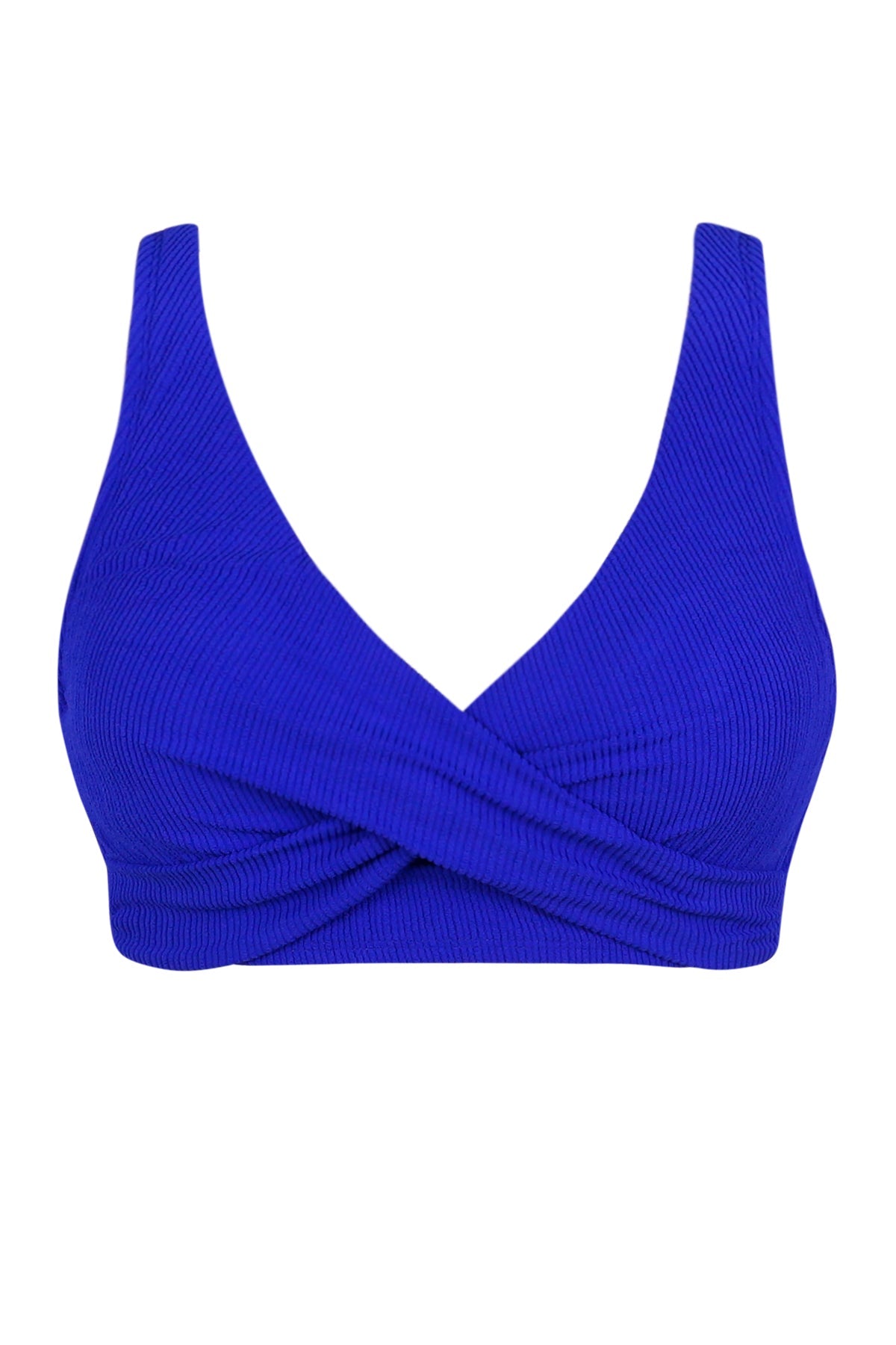 Pacifica Vivid Blue Rib Mirabella Top