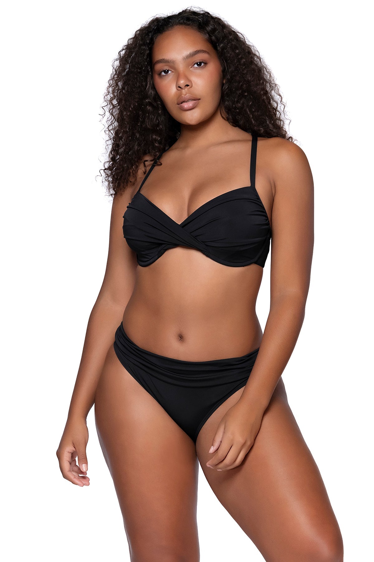 Sunsets Black Crossroads Underwire Top
