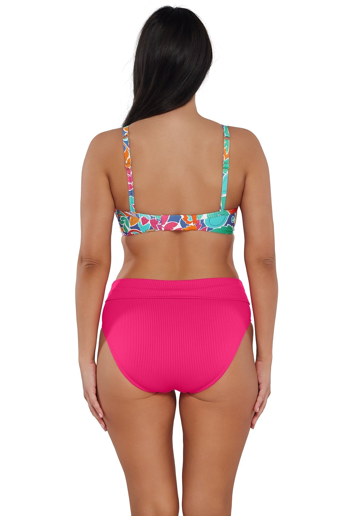 SALE Sunsets Festive Floral Sandbar Rib Crossroads Underwire Top