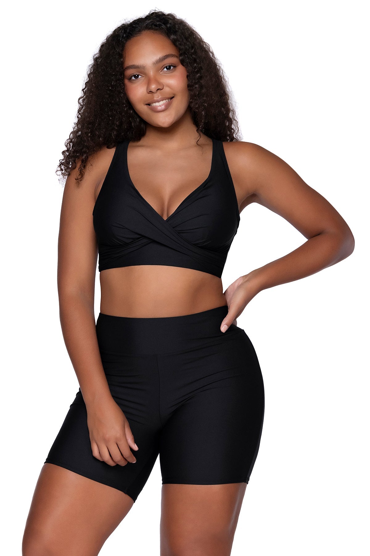 Sunsets Black Elsie Top