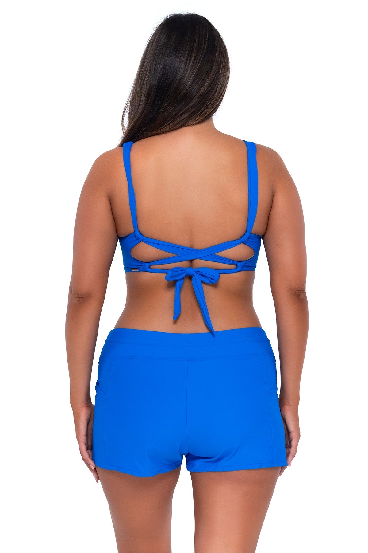Sunsets Escape Electric Blue Laguna Swim Short