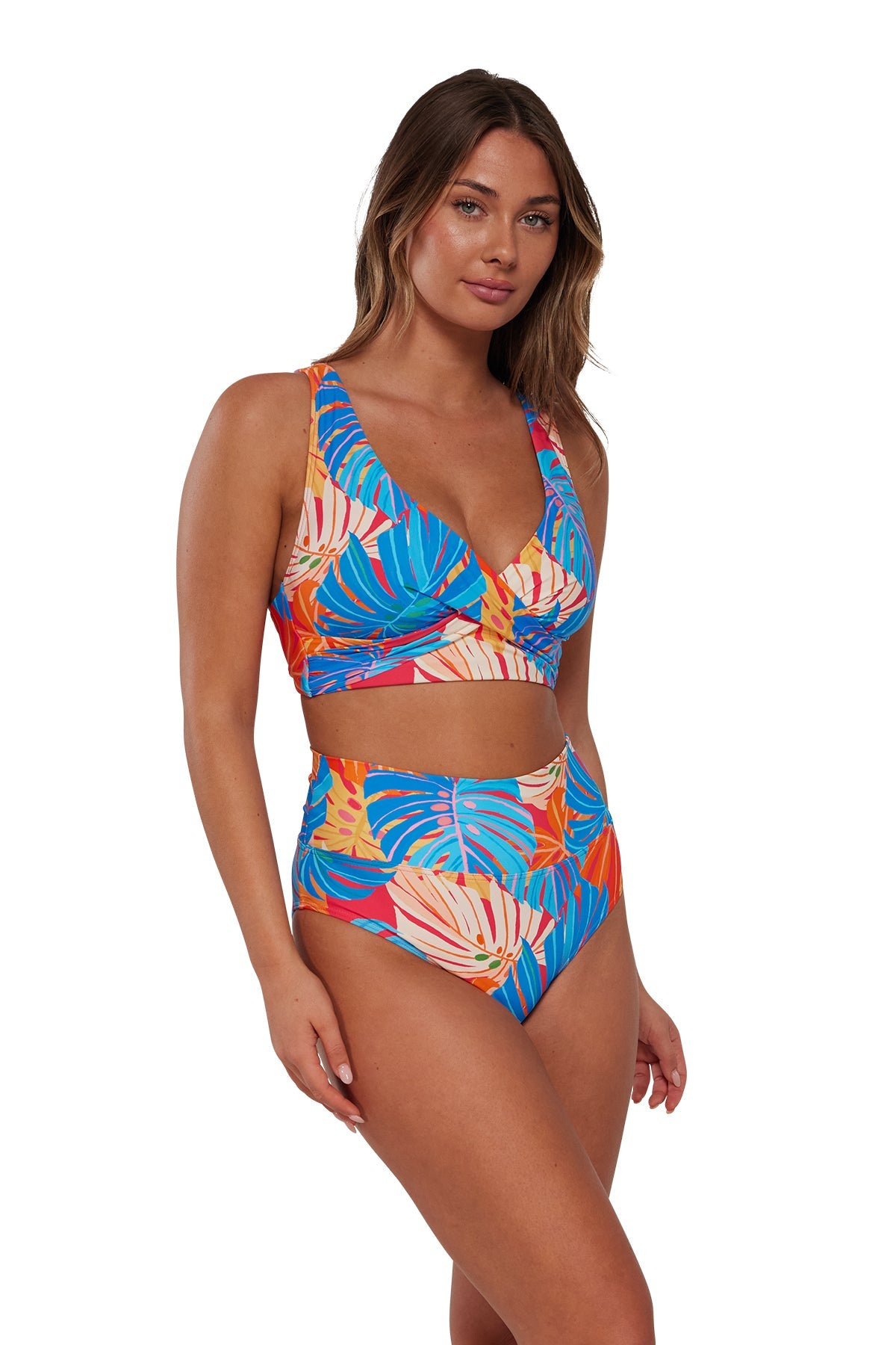 Sunsets Zesty Tropicana Hannah High Waist Bottom