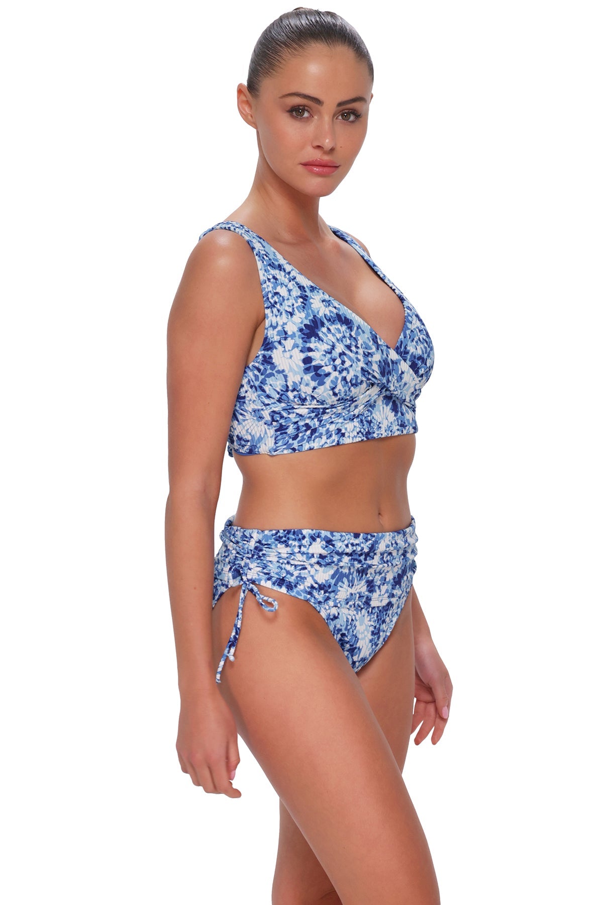 Sunsets Island Ink Rib Elsie Top