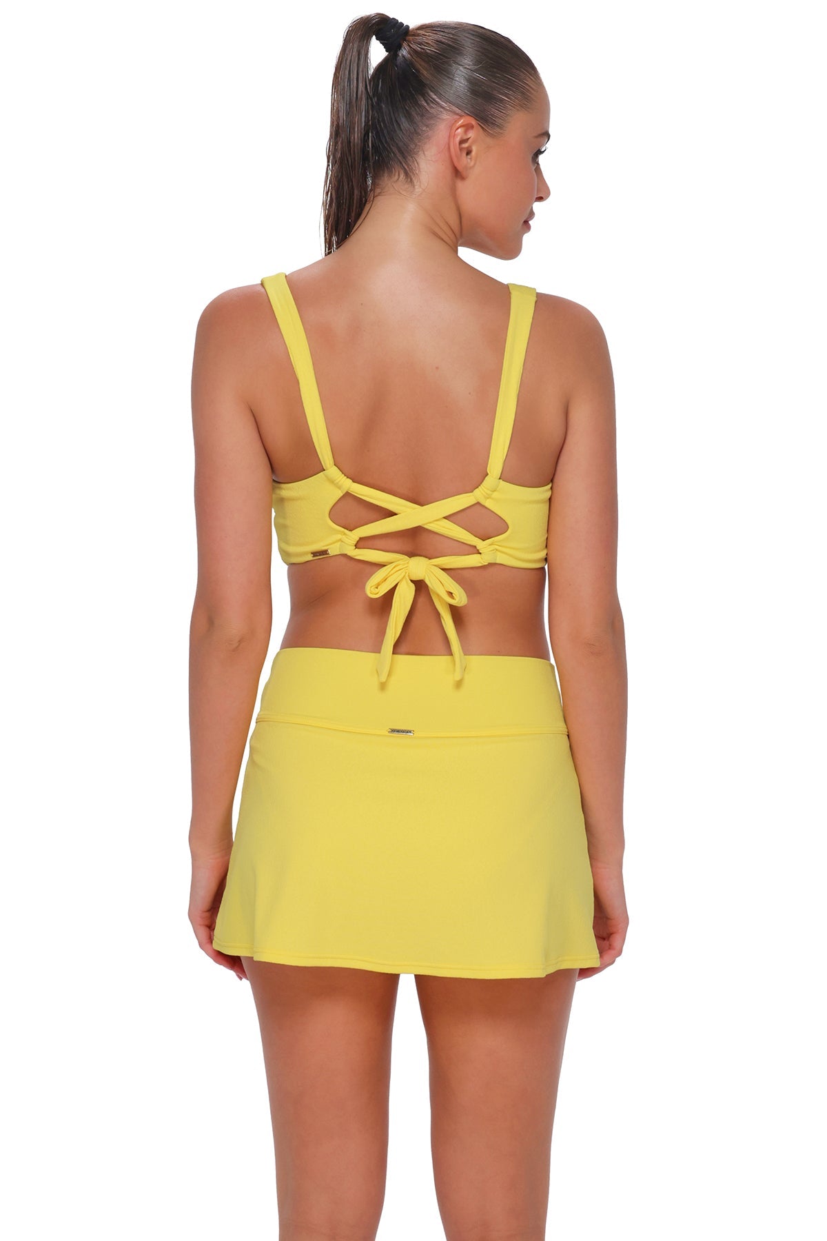 Sunsets Pineapple Crepe Elsie Top