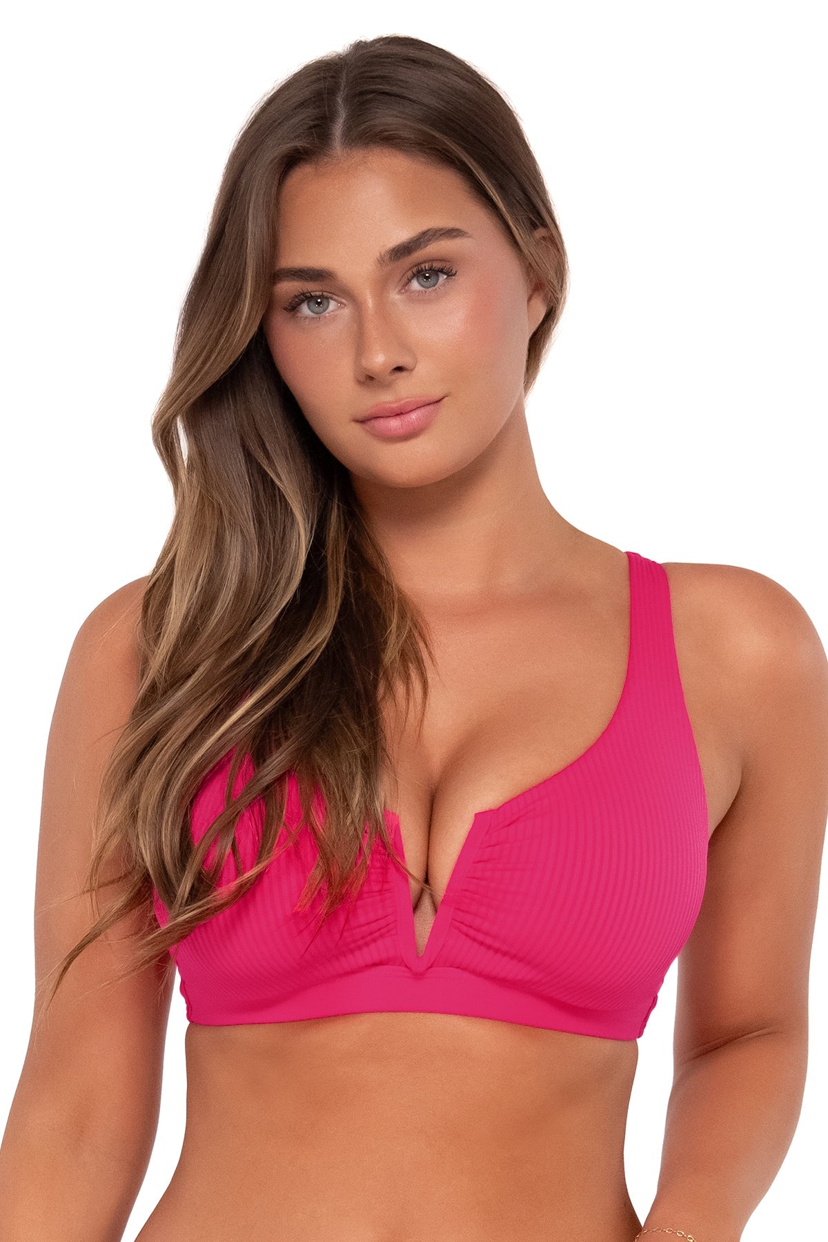 Sunsets Begonia Sandbar Rib Vienna V-Wire Top