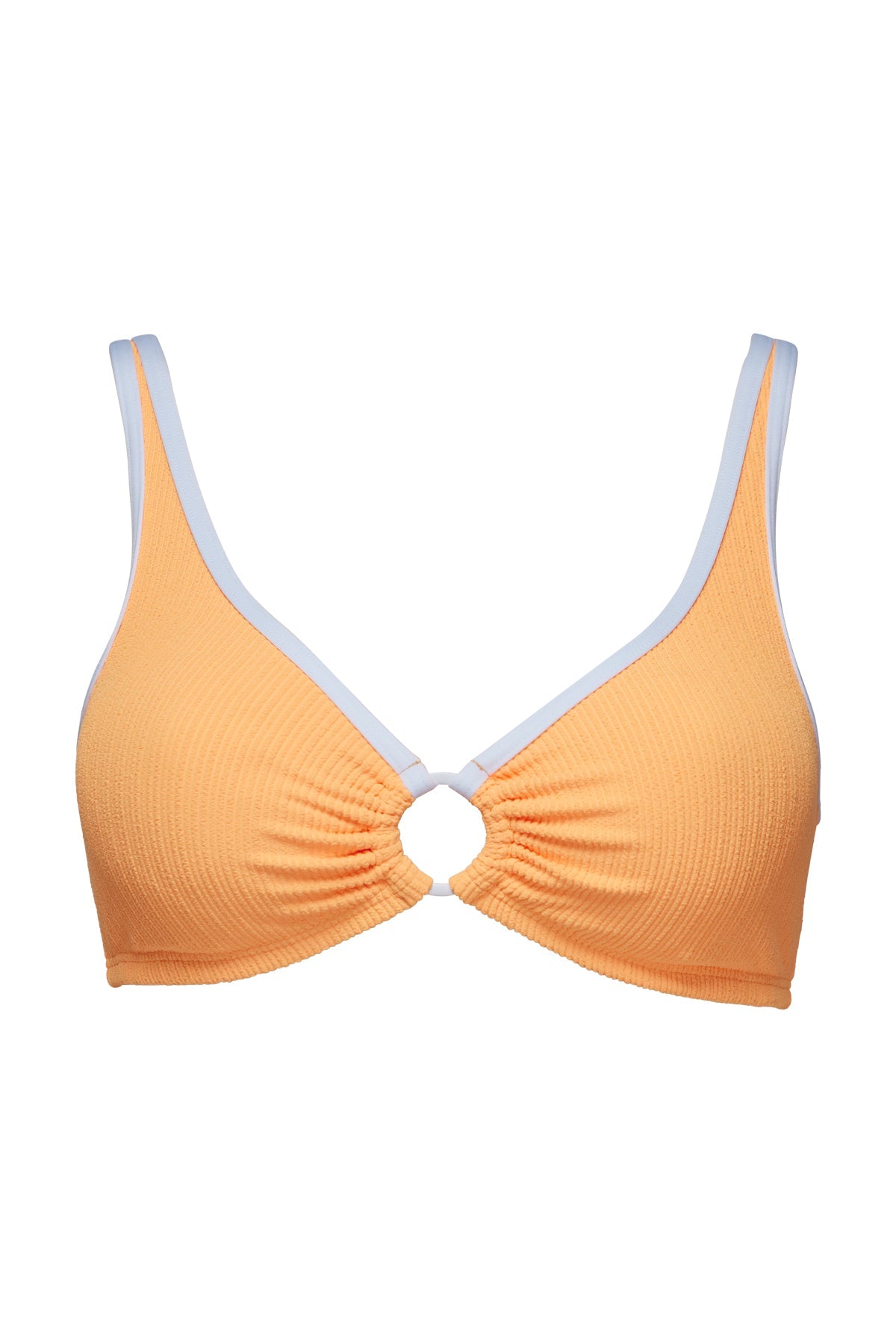 Pacifica Papaya Oceana Top with Trim