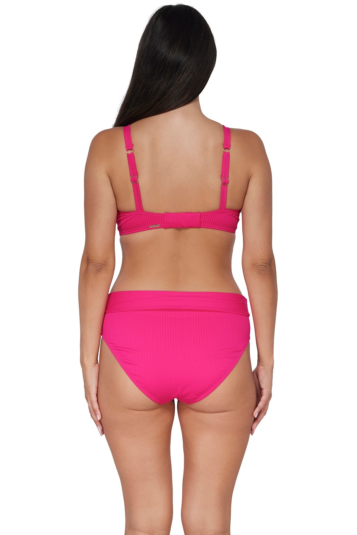 Sunsets Begonia Sandbar Rib Capri High Waist Bottom