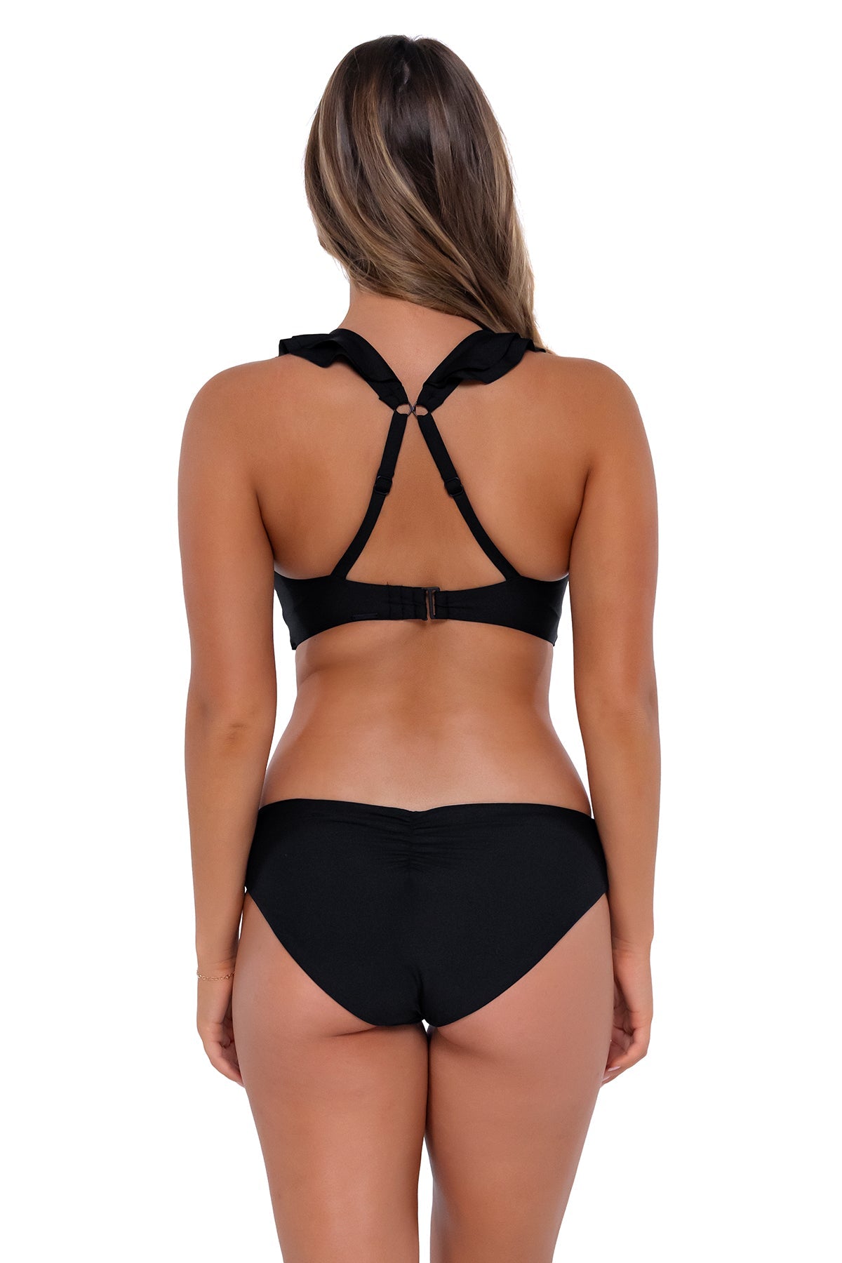 Sunsets Black Willa Wireless Top