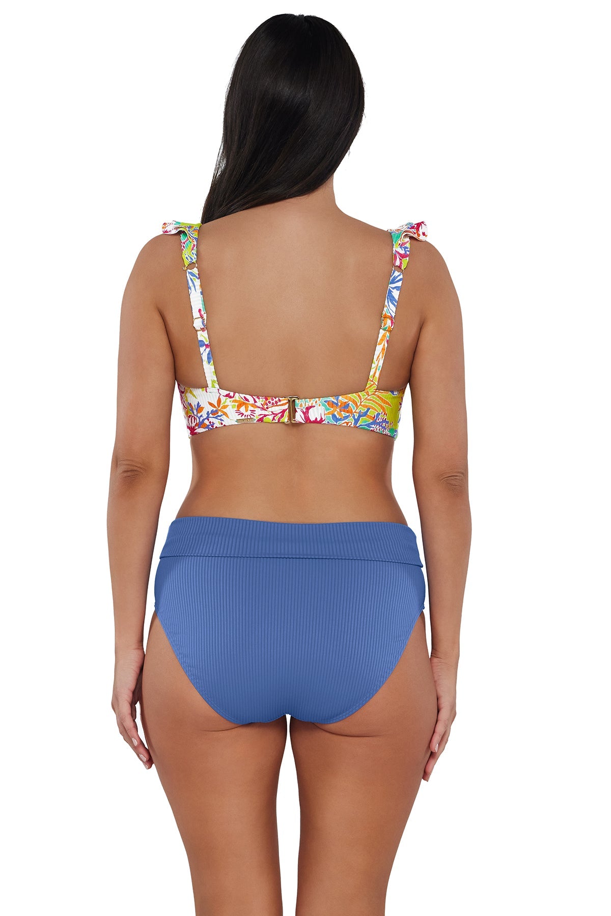 Sunsets Botanical Bliss Sandbar Rib Willa Wireless Top