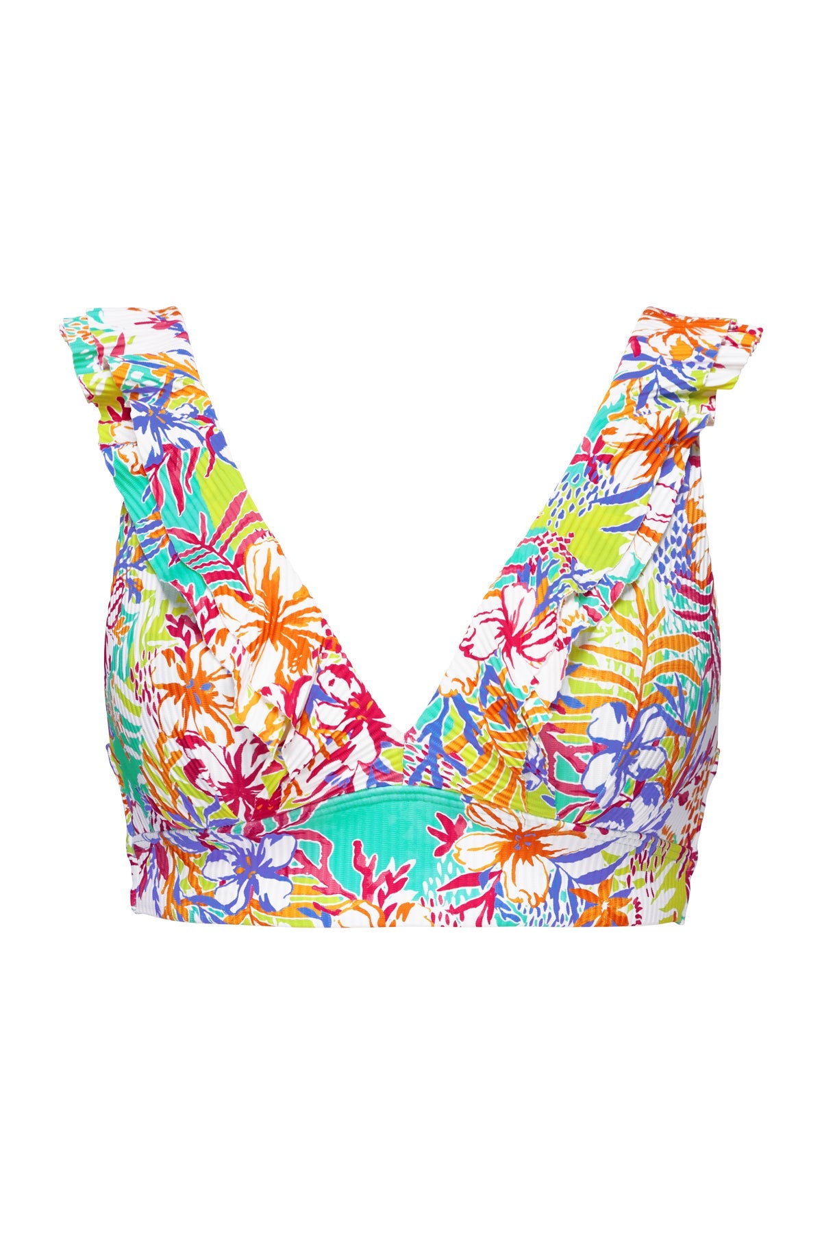 Sunsets Botanical Bliss Sandbar Rib Willa Wireless Top