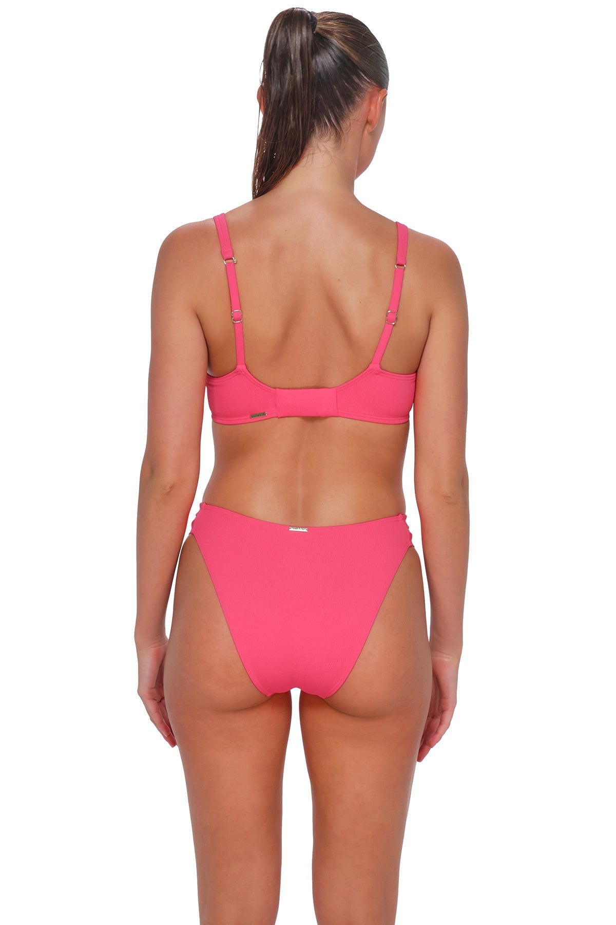 Sunsets Posy Pink Crepe Ally Underwire Top