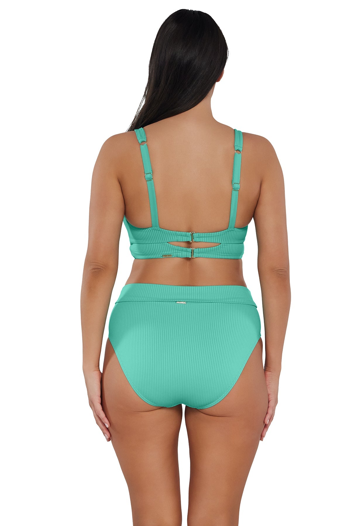 Sunsets Aqua Mist Sandbar Rib Danica Top