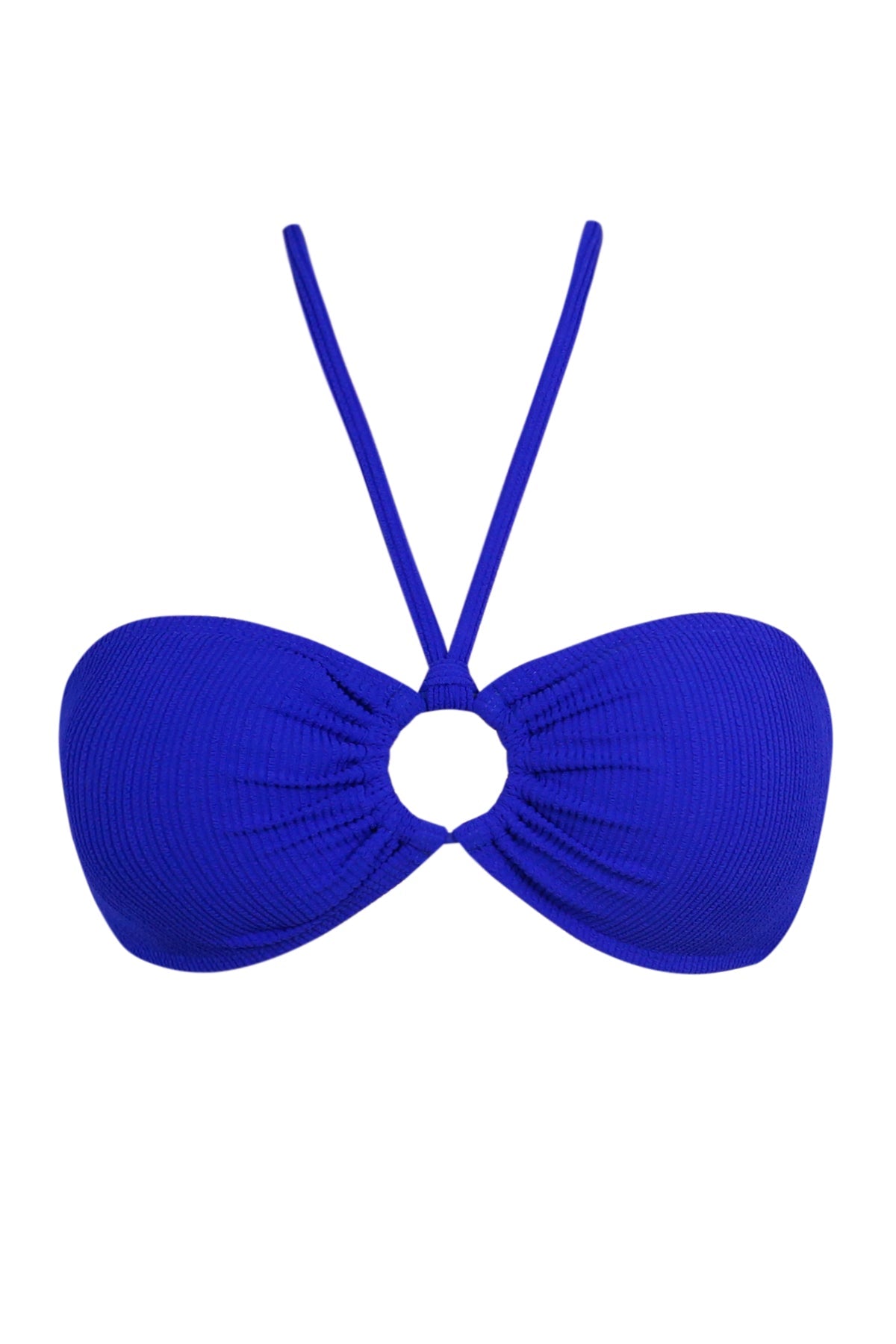 Pacifica Vivid Blue Rib Nina Bandeau Top