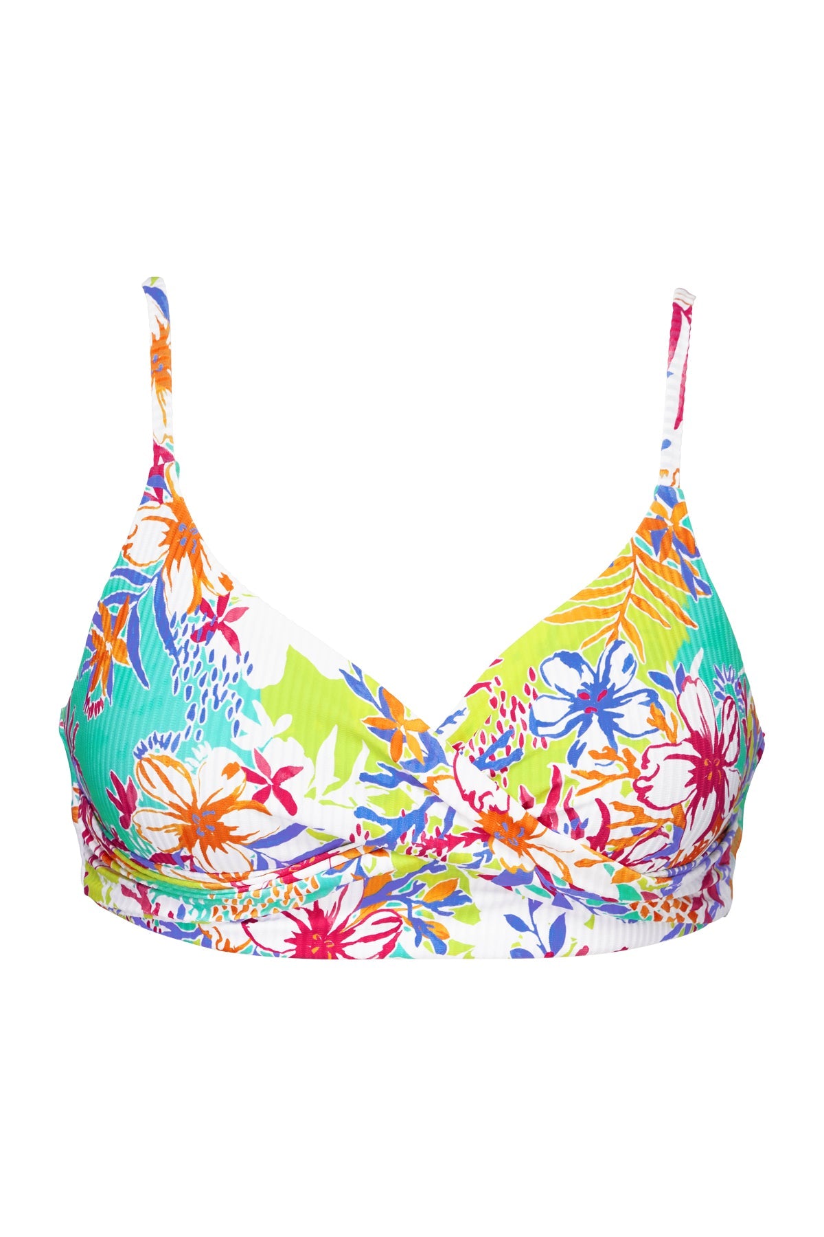 Sunsets Botanical Bliss Sandbar Rib Lyla Bralette Top