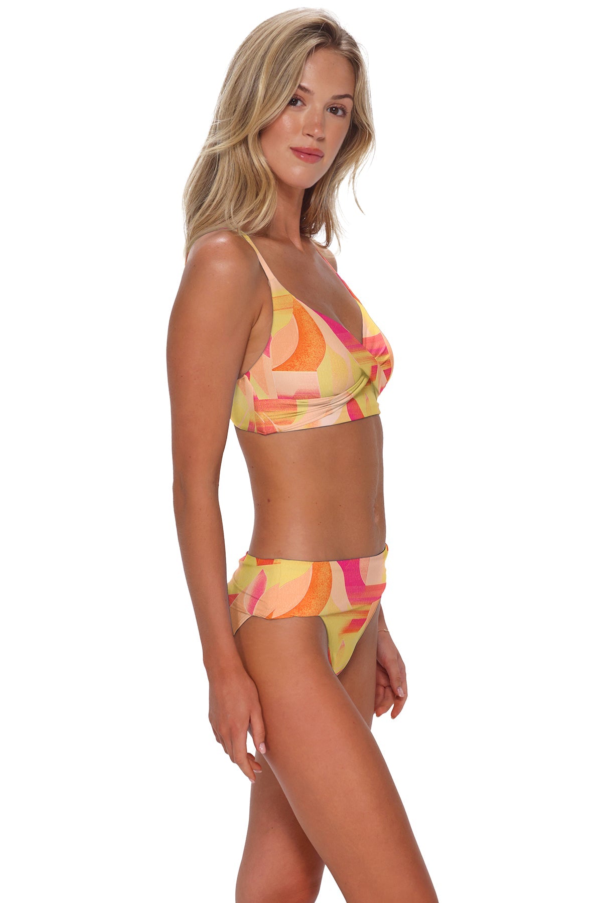 Sunsets Dreamsicle Crepe Lyla Bralette Top